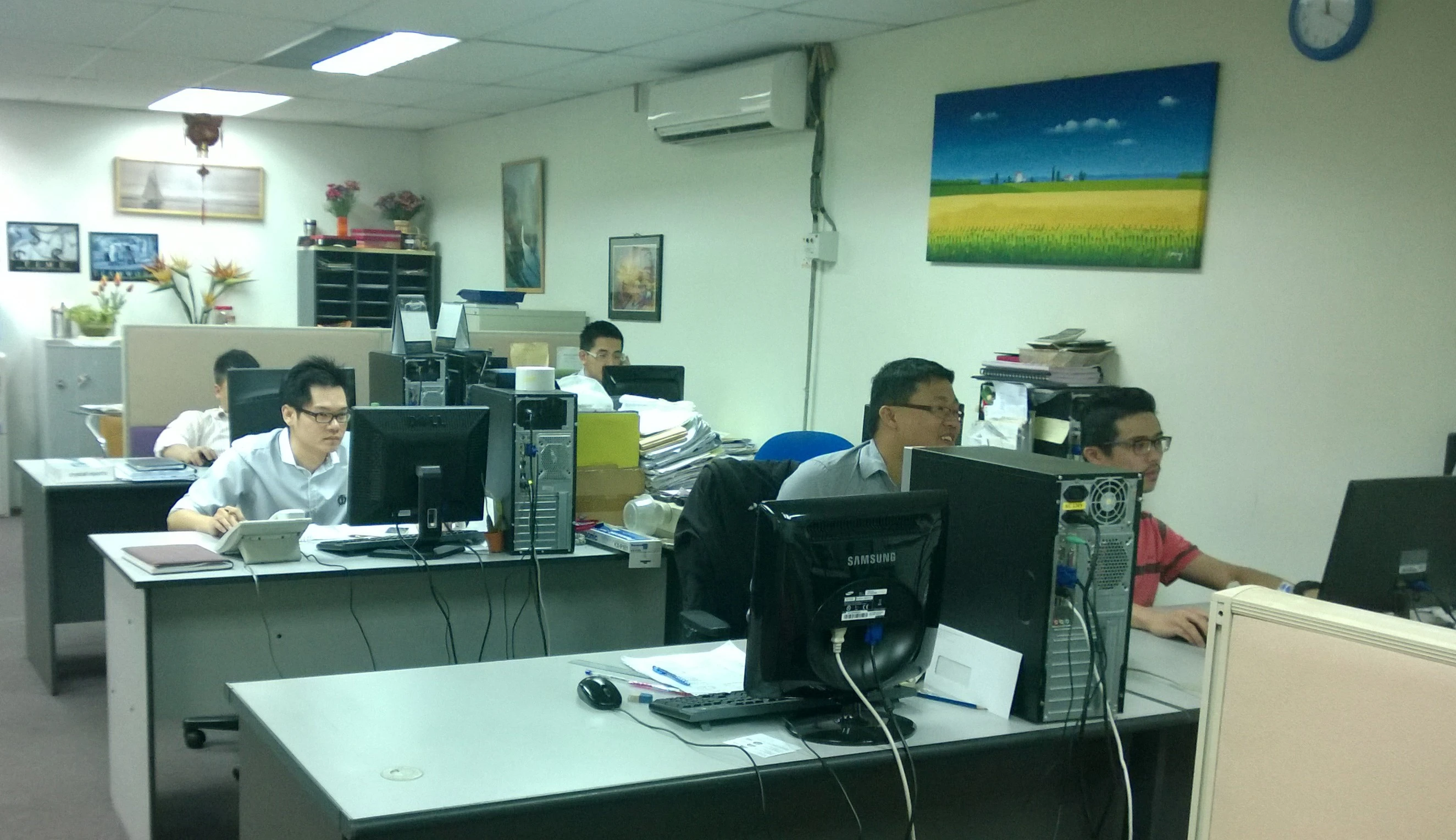 office image in 1990